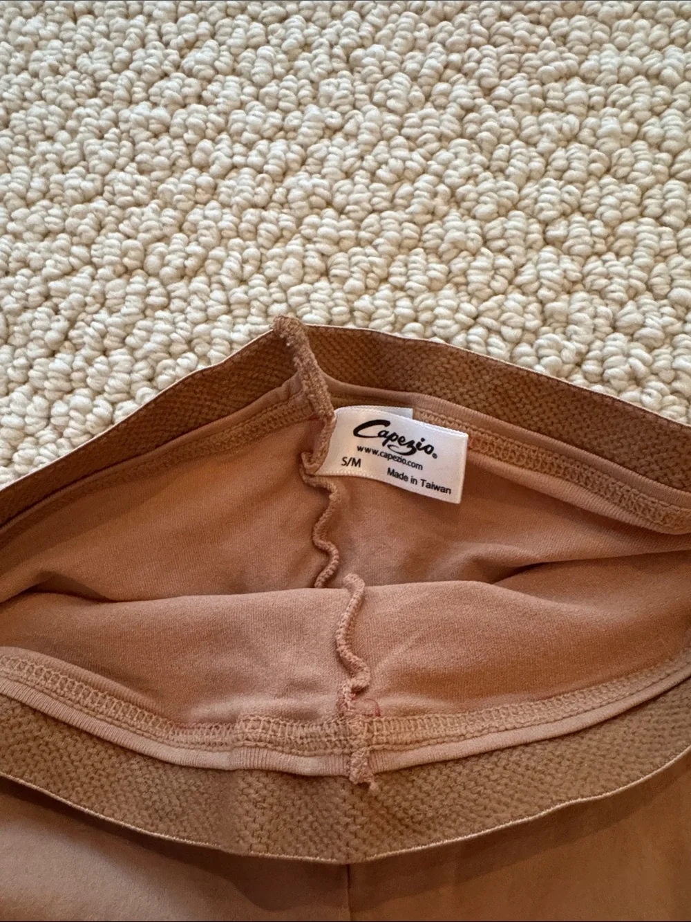 Capezio tan footless
